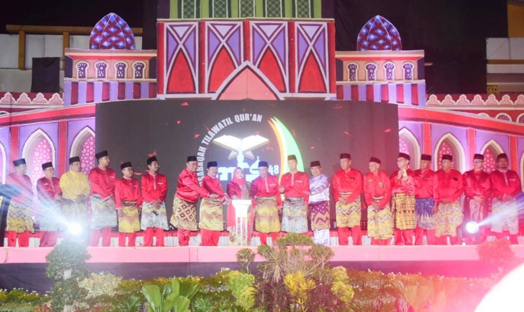 Buka MTQ ke-78 di Kecamatan Pinggir Bengkalis, Ini Pesan Bupati Kasmarni