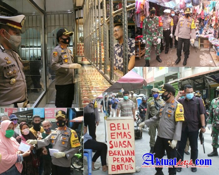 Ingatkan Tentang Covid19, Kapolres Serdang Bedagai Pimpin Operasi Yustisi