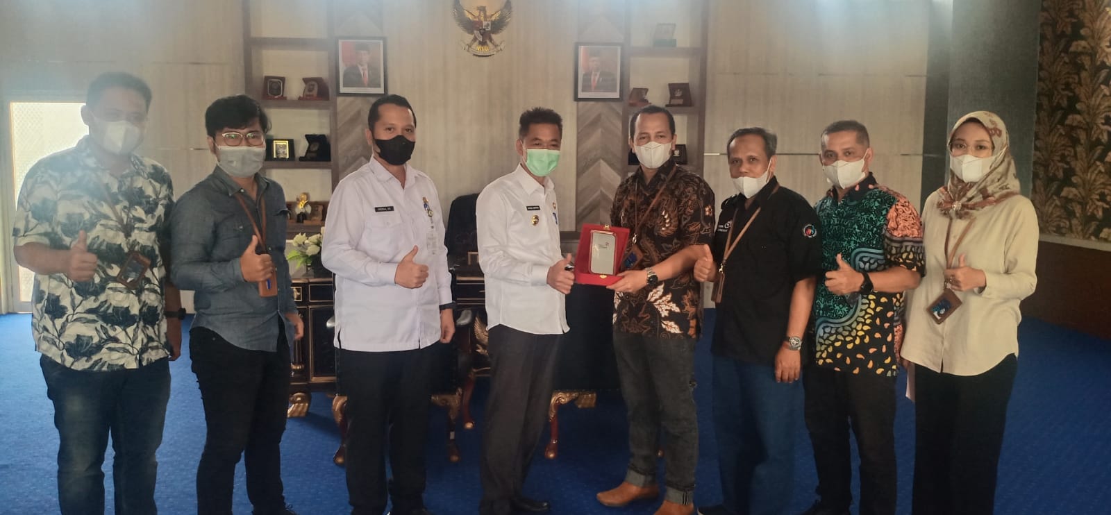 Bupati Terima Kunjungan GM PT Telkom Riau Daratan