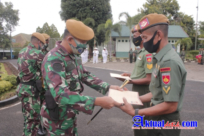 Danyonarhanud 15/DBY Lepas Anggota Yang Akan Tugas Operasi dan Purna Tugas