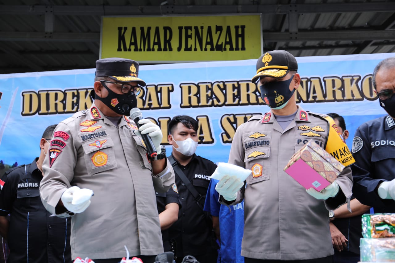 Kapolda Sumut : Polda Sumut Akan Tindak Siapapun Yang Bermain Dengan Narkotika