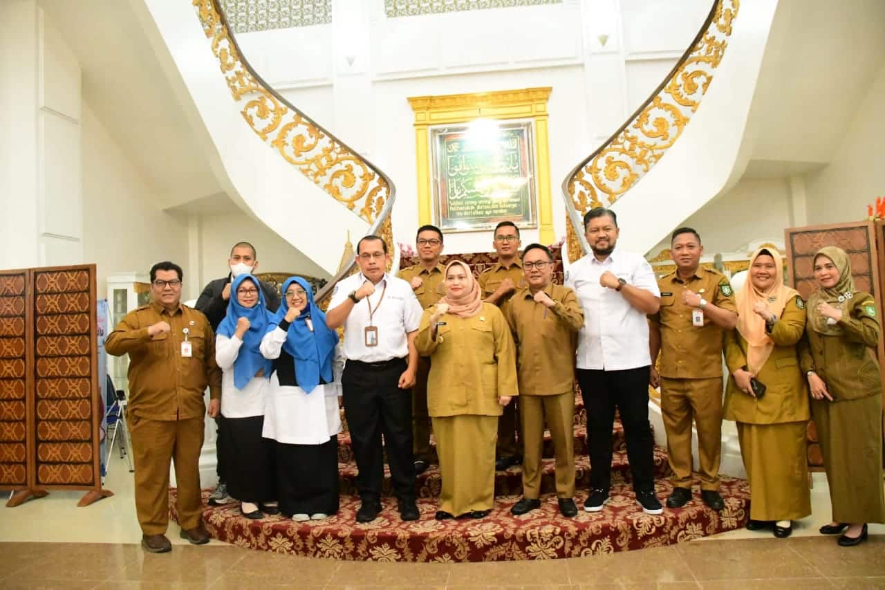 BPJS Cabang Dumai Silahturahmi, Bupati Kasmarni Sebut Program UHC Jadi Prioritas Agar Masyarakat Terlayani BPJS