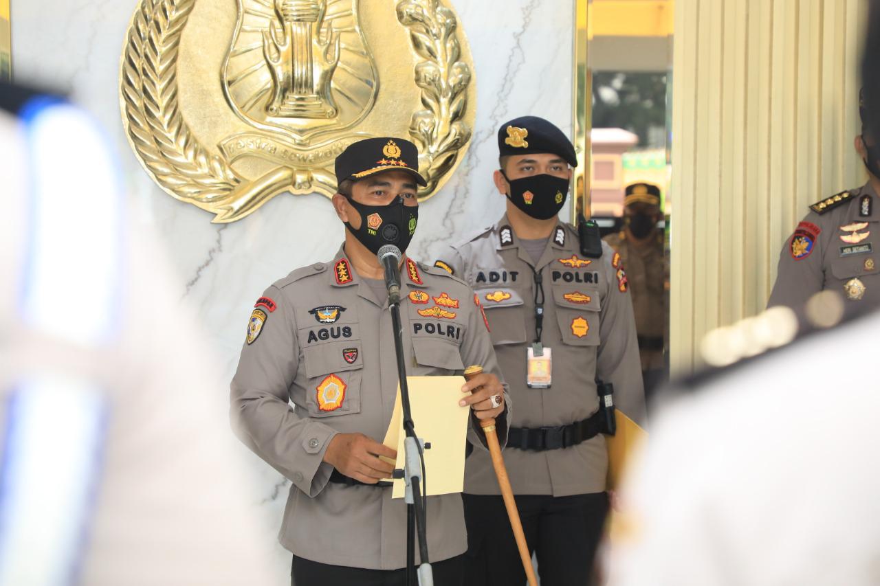 Komjen Pol Agus Andrianto Pimpin Upacara Virtual Kenaikan Pangkat 390 Personel