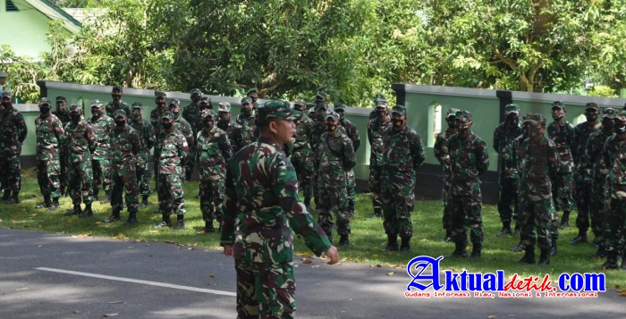 Kolonel Budi Utomo Pimpin Apel Gabungan Pengamanan Pilkada Halsel