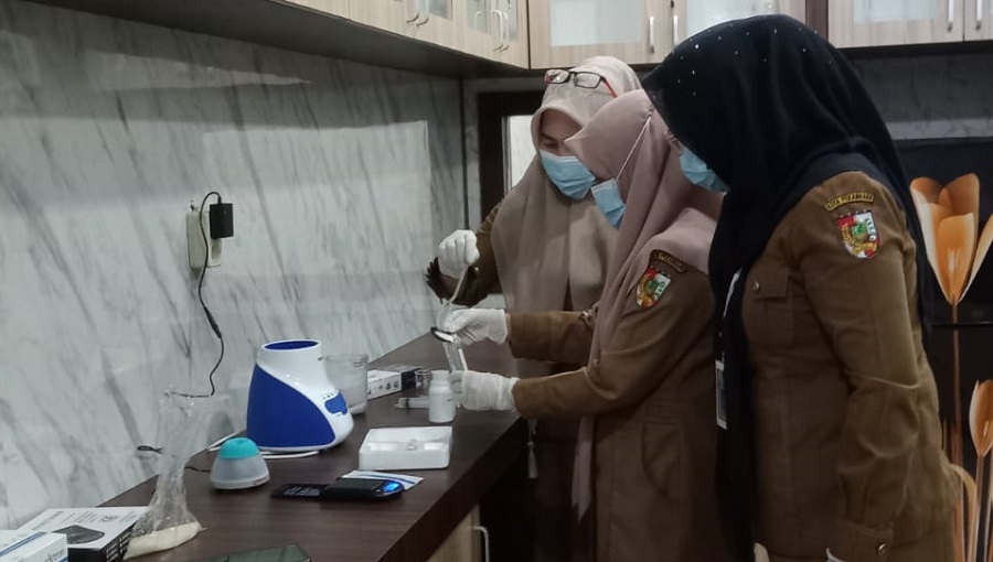 Disketapang Pekanbaru Uji Kualitas Pangan Bebas Kontaminasi Pestisida