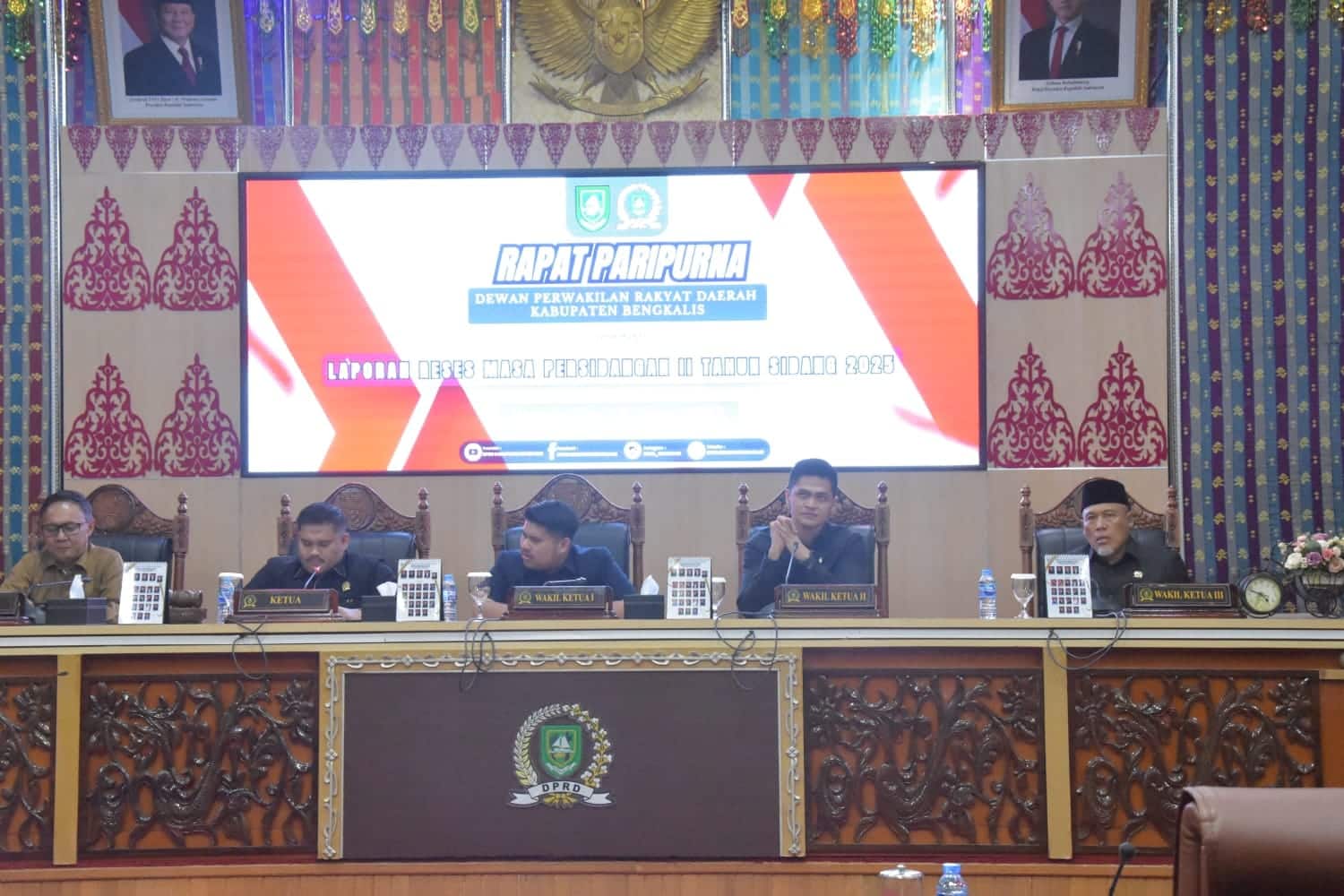 Bupati Bengkalis Terima Laporan Reses Masa Persidangan II Anggota DPRD Tahun Sidang 2025
