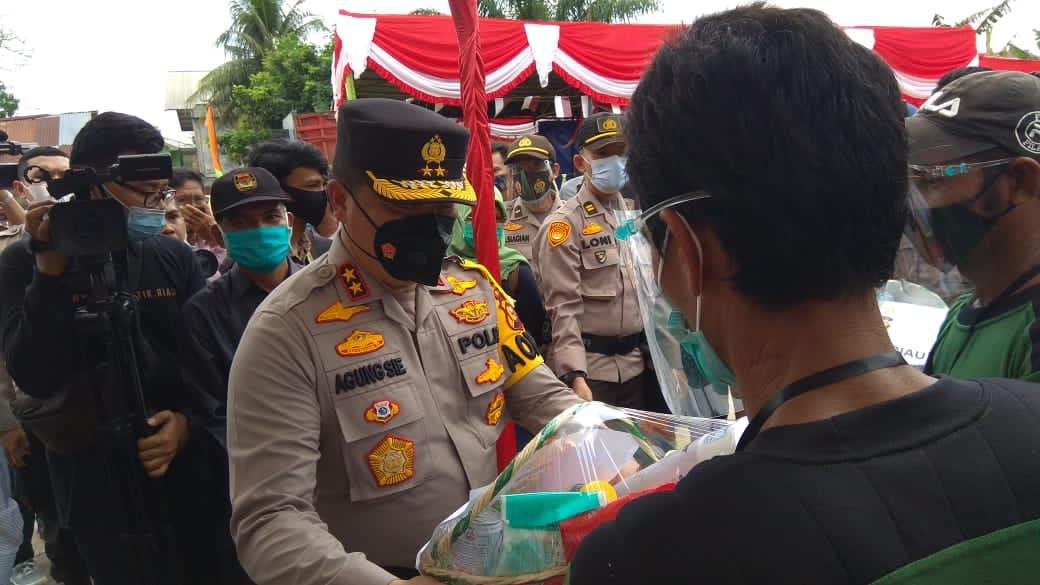 Kapolda Riau Bersama Forkopimda Lakukan Peninjauan TPS