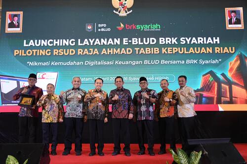 BRK Syariah dan RSUD Ahmad Tabib Batam Luncurkan E-BLUD Terintegrasi