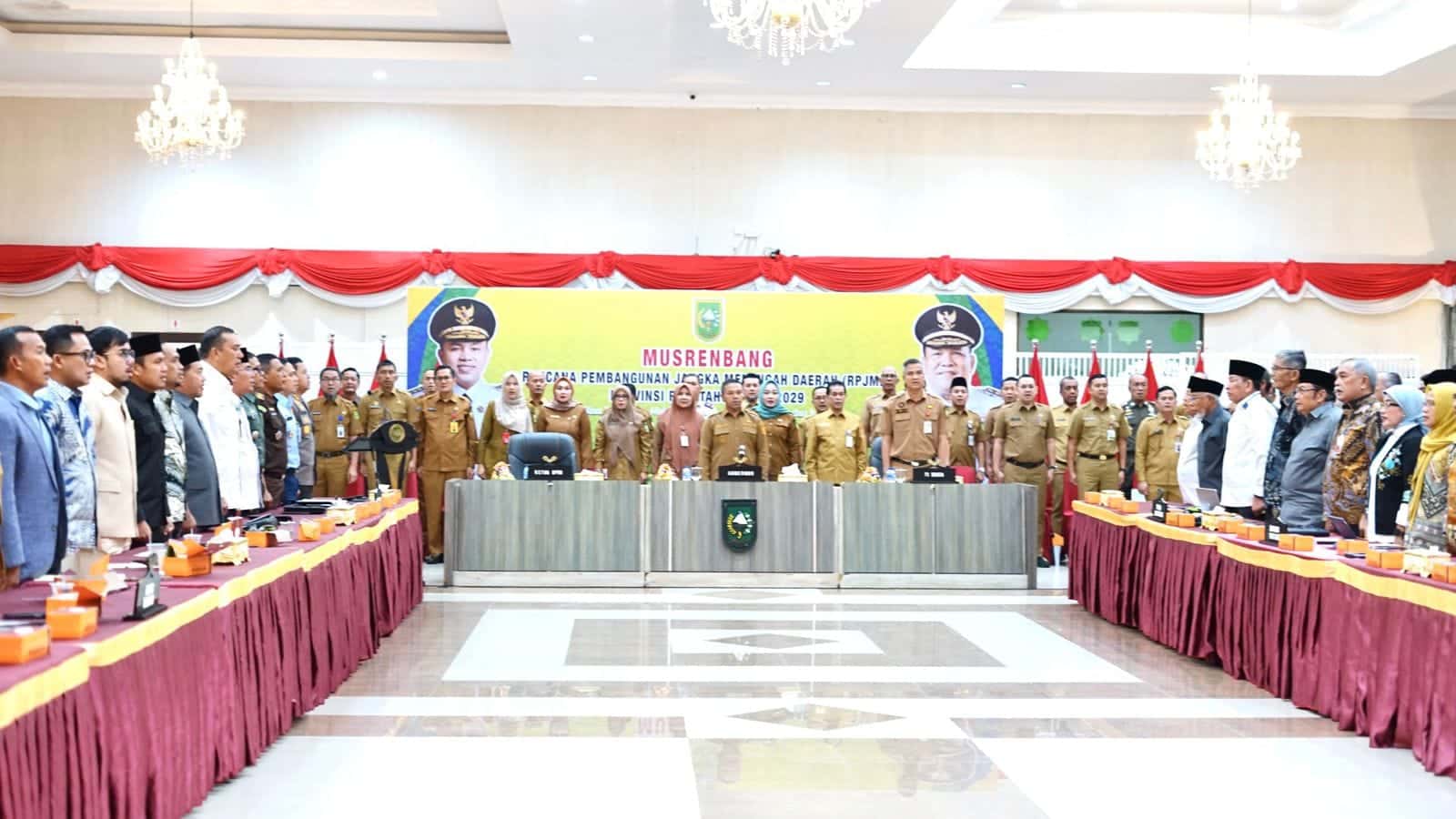 Bupati Kasmarni Ikuti Musrenbang RPJMD Provinsi Riau 2025-2029