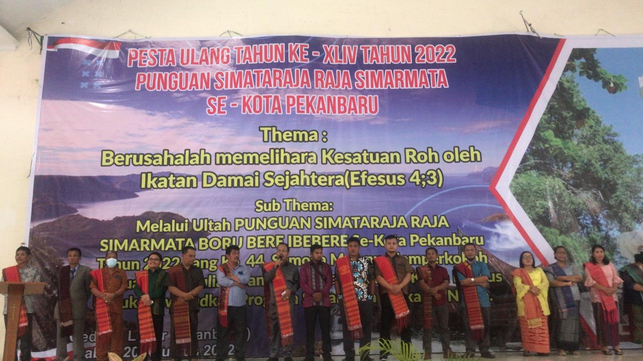 Sembari Pelantikan Pengurus Baru, Puguan Marga Simarmata Pekanbaru Juga 2Rayakan HUT ke 44 Tahun