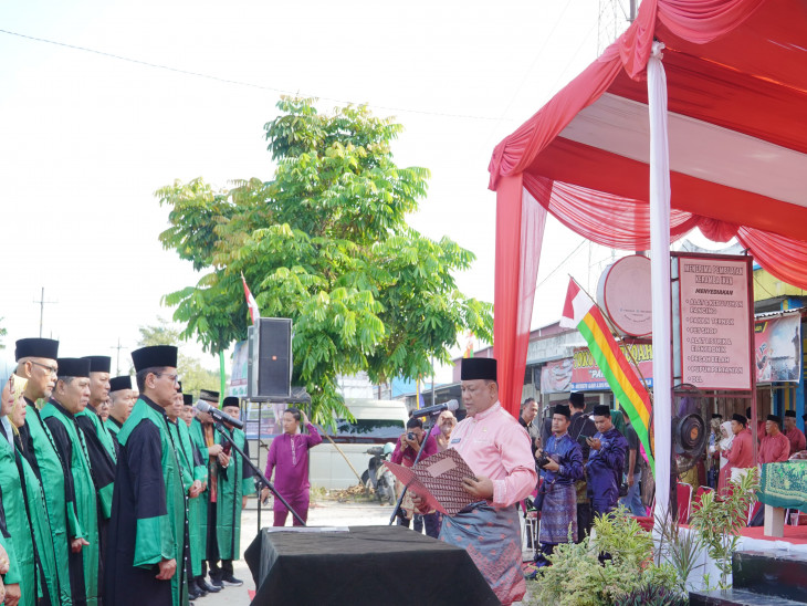 Pj Sekda Kampar Lantik H Fuadi Ahmad Sebagai Ketua Dewan Hakim Pada MTQ Ke 53