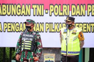 Patroli Gabungan Skala Besar TNI - Polri dan Pemko Medan