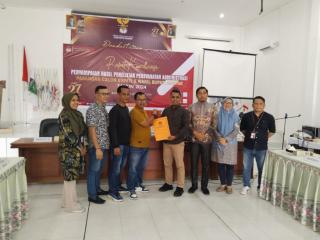 KPU Kampar terima Berkas Perbaikan Kelengkapan Administrasi Untuk Penelitian Administrasi Bacalon Bupati /Wakil Bupati Kampar Periode 2024-2029