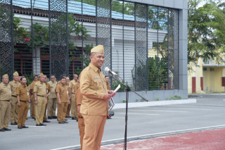 Wakil Bupati Bengkalis Pimpin Upacara Hari Koperasi ke-79