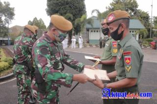 Danyonarhanud 15/DBY Lepas Anggota Yang Akan Tugas Operasi dan Purna Tugas