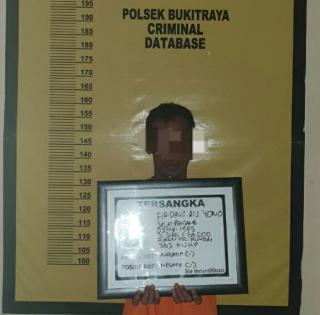 Pria Penggangguran Bongkar Rumah Tetangga, Diamankan Polsek Bukit Raya