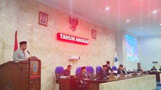 DPRD Lahat Gelar Rapat Paripurna Vlll dalam Rangka Membahas LKPJ Bupati Lahat Tahun Anggaran 2022