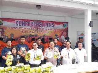 Polda Metro Jaya Gagalkan Penyeludupan Sabu ke Jakarta Periode Mai-Juni 2022, 35 Pelaku di Ringkus