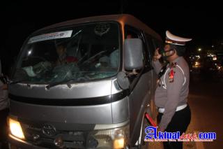 Polres Lhokseumawe Bersama Tim Gabungan Gelar Razia Masker di malam pergantian tahun 2020