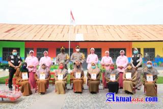 Kapolres Lhokseumawe Anjangsana ke TK Bhayangkari