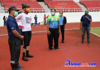 Ganjar Pranowo Ajak Altet Basket dan Sepatu Roda Jajal Venue Baru Stadion Jatidiri Semarang