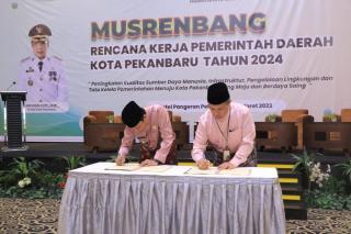 Pemko Pekanbaru dan BPS Siap Sukseskan Program Satu Data Indonesia