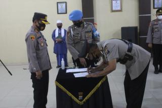 Kapolres Serdang Bedagai Pimpin Sertijab Kapolsek Dolok Masihul & Firdaus