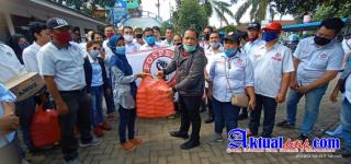 Ketua DPP Pospera Bersama Ketua DPD dan Ketua DPC Beserta 21 PAC Beri Santunan Korban Banjir Bandang