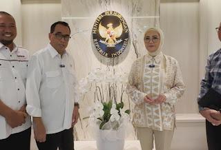 Kunker DPRD Sumsel Ke Menhub : Bandara Internasional Sultan Mahmud Badaruddin II Bisa Terbangkan Jem