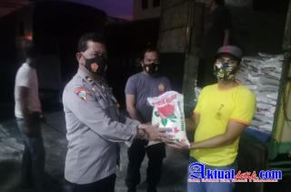 Kabaharkam Polri Bantu 4,4 Ton Beras untuk Warga Tebing Tinggi yang Terdampak Banjir
