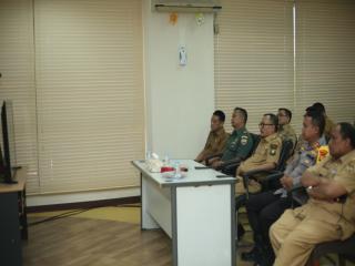 Pj. Bupati Kampar dan Forkopimda Kampar Ikuti Rakor Inflasi Bersama Mendagri