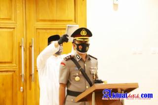 Serah Terima Jabatan Kapolres Kebumen di Mapolda Jateng