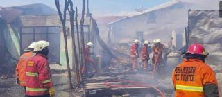 Kebakaran di Kecamatan Sukajadi Korban 1 Orang