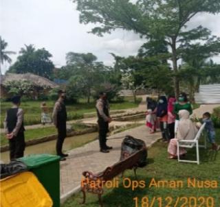 Berikan Imbauan Prokes, Ditsamapta Polda Banten Rutin Laksanakan Patroli Dialogis