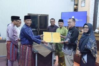 Bupati Bengkalis Terima Audiensi Mahasiswa Baru Pascasarjana UIR dengan Perangkat Daerah