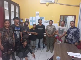 Marak Berkeliaran, 6 Orang Anak Punk Diamankan Satpol PP Kampar